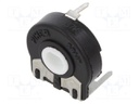 Potentiometer: mounting; single turn,horizontal; 100kΩ; 250mW