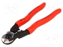 Cutters; Application: for steel ropes; 10mm2
