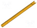 Test probe socket; Contact plating: gold-plated; soldered