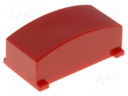 Button; rectangular; red; Application: MEC15401,MEC15451