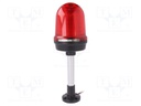 Signaller: lighting; flashing light,continuous light; red; IP65