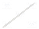 Cover for LED profiles; satin; 1m; LIGER-16; push-in; SILER