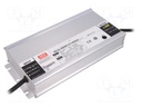 Power supply: switched-mode; LED; 480W; 171÷343VDC; 700÷1400mA