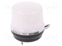 Signaller: lighting-sound; 24VDC; buzzer,continuous light; IP65