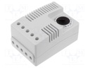 Sensor: hygrostat; Contacts: SPDT; 8A; Uoper.max: 250VAC; IP20