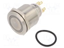 Switch: vandal resistant; Pos: 2; SPDT; 3A/220VAC; 5A/24VDC; IP65