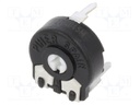 Potentiometer: mounting; single turn,horizontal; 22kΩ; 150mW