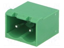 Pluggable terminal block; 5.08mm; ways: 2; straight; socket; male