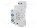 Timer; 0,1s÷100h; SSR; 0.7A; 24÷240VAC; DIN; -20÷60°C; IP20