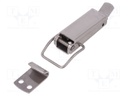 Clasp; stainless steel; W: 16mm; L: 60mm