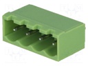 Pluggable terminal block; Contacts ph: 5mm; ways: 4; straight