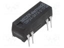 Relay: reed; DPST-NO; Ucoil: 24VDC; 1A; max.200VDC; max.200VAC; PCB