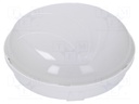 Lamp: lighting fixture; PANDA; polycarbonate; E27; IP65; Ø: 280mm