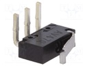 Microswitch SNAP ACTION; with lever with roller simulation