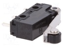 Microswitch SNAP ACTION; with lever (with roller); SPDT; Pos: 2