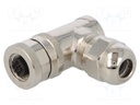 Plug; M12; PIN: 5; female; B code-Profibus; for cable; IP67; 60V; 4A
