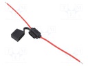Fuse acces: fuse holder; 15A; Leads: cables; -40÷85°C; 58V