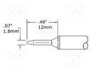 Tip; conical; 1.5mm; 302°C; for soldering station