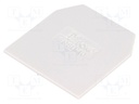 End/partition plate; Application: ZUG-G10,ZUG-G2.5,ZUG-G4; grey
