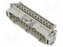 Connector: HDC; contact insert; male; EPIC H-BE; PIN: 24; 24+PE