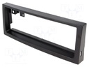 Radio mounting frame; Citroën,Peugeot; 1 DIN; black