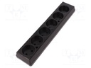 Connector: AC supply; splitter; Layout: 2P; Type: round; black; 16A