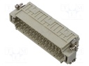 Connector: HDC; contact insert; male; CDS; PIN: 84; 84+PE; 10A; 600V