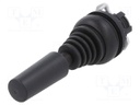 Switch: joystick; Stabl.pos: 1; 22mm; black; Illumin: none; IP66