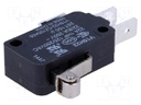 Microswitch SNAP ACTION; with lever (with roller); SPDT; Pos: 2