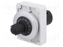 Potentiometer; 30mm; RMQ-Titan; -25÷70°C; Ø30.5mm; IP66; 22kΩ