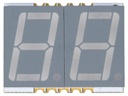 Display: LED; 7-segment; 14.22mm; 0.56"; No.char: 2; red; 8.6÷16mcd