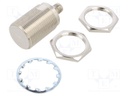 Sensor: inductive; OUT: PNP / NC; 0÷12mm; 10÷30VDC; M30; IP67; 200mA