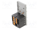 End piece; grey; UDK4 connectors; Width: 1.5mm; polyamide; UL94V-0