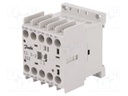 Contactor: 4-pole; Auxiliary contacts: NC x2,NO x2; 24VDC; 10A