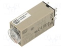 Timer; 0,1÷1s; DPDT; 24VAC; number of operation modes: 1; socket