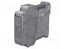 Converter: RS422/RS485 separator-power supply; DIN; 0/4÷20mA