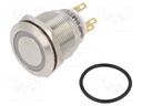 Switch: vandal resistant; Pos: 2; SPDT; 3A/220VAC; 5A/24VDC; IP65