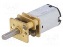 Motor: DC; with gearbox; 12VDC; 1.6A; Shaft: D spring; 90rpm; L: 10mm