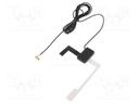 Antenna; 8dBi; DAB; 50Ω; Colour: black; Kind: RG174; -40÷85°C