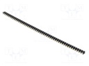 Socket; pin strips; female; PIN: 50; turned contacts; straight
