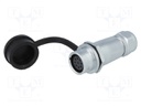 Plug; female; SF12; PIN: 9; IP67; 4÷6.5mm; 3A; soldering; for cable
