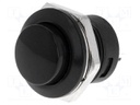 Switch: push-button; Pos: 2; SPST-NO; 3A/250VAC; black; 50mΩ