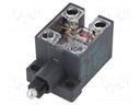 Limit switch; metal plunger; NO + NC; 10A; max.400VAC; max.250VDC