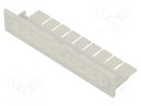 Terminals cover; for enclosures; grey