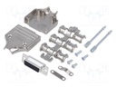 D-Sub; PIN: 15; plug; female; stamped and formed contacts