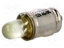 LED lamp; yellow; BA7S; 12VDC; 12VAC