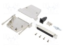 D-Sub HD; PIN: 62; female; shielded,with strain relief; straight