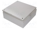 Enclosure: multipurpose; X: 300mm; Y: 300mm; Z: 120mm; KL; natural