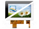 Display: TFT; 5"; 800x480; Illumin: LED; Dim: 136x92.8mm; 510cd/m2