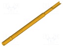 Test probe socket; Contact plating: gold-plated; soldered